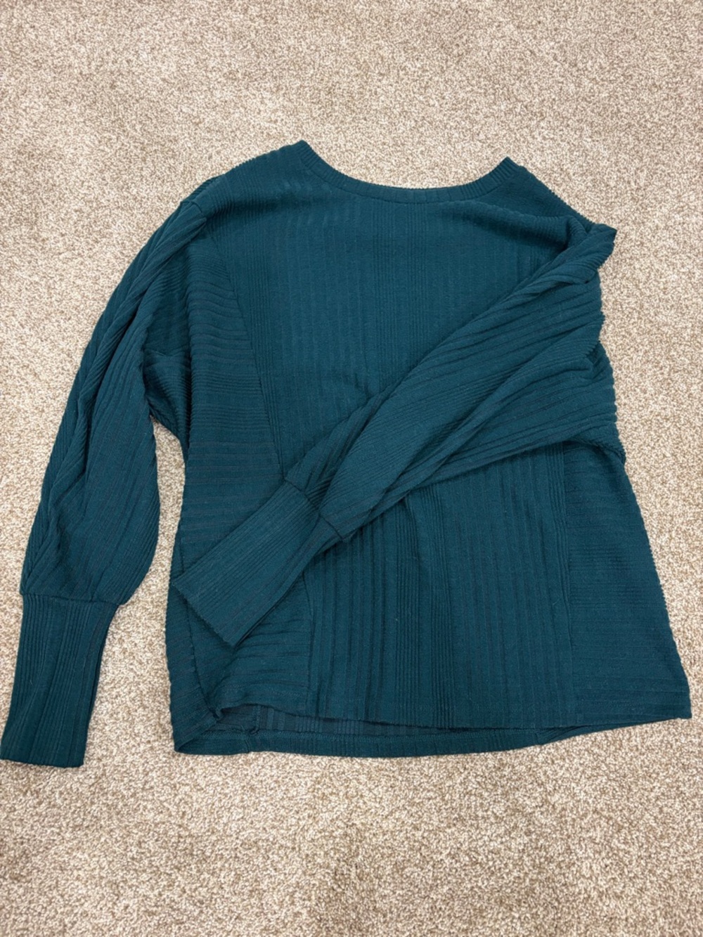 Simply Vera Vera Wang Emerald Green Knit Sweater